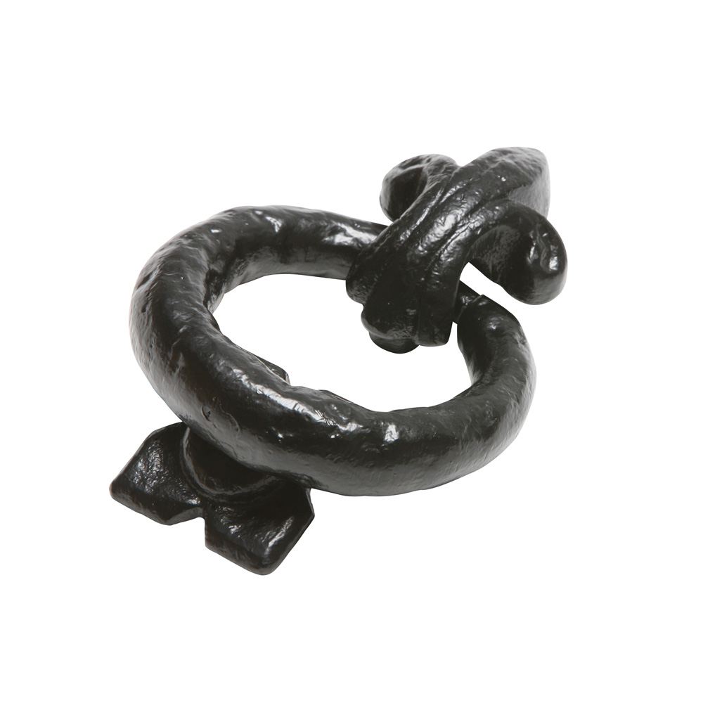 Kirkpatrick 586 Ring Door Knocker - Antique Black